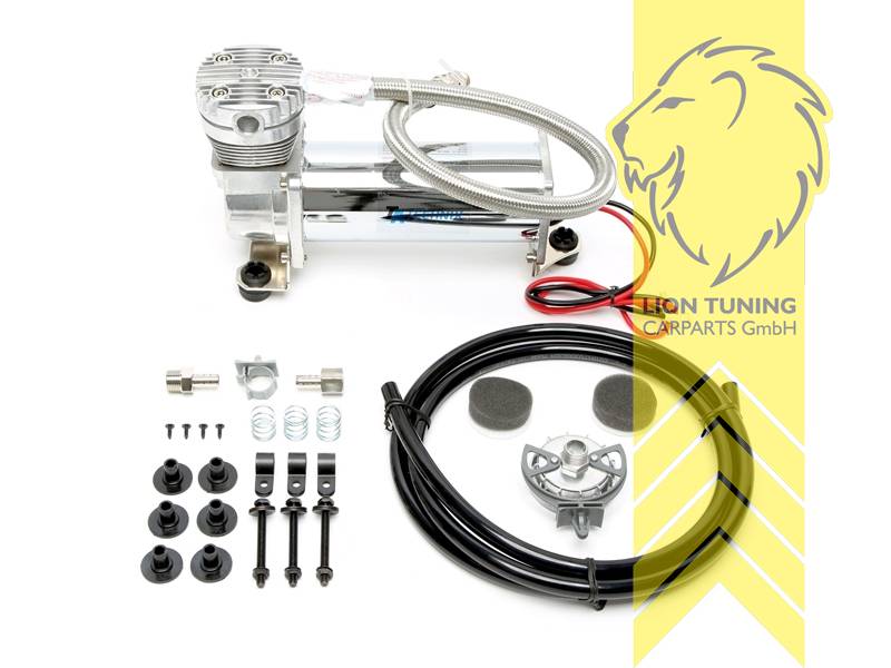 chrom, 62 L/min / 2,14CFM, 69dB, 200 psi / 13,78 bar, ca. 270 x 115 x 175